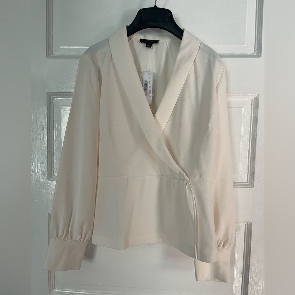 Beautiful J Crew drapey blouse! Brand new with tags!